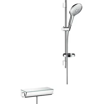 Hansgrohe Raindance Select S 150 3jet sprchová souprava na stěnu s termostatem Ecostat Select a sprchovou tyčí 65 cm, chrom 27036000