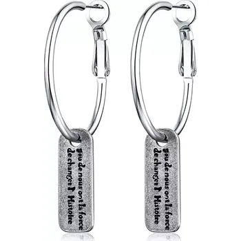 Náušnice Punkové náušnice kroužky z chirurgické oceli