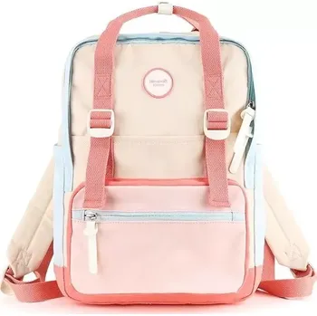 Městský batoh Himawari dámský batoh Daliana Béžovo-růžový 17L