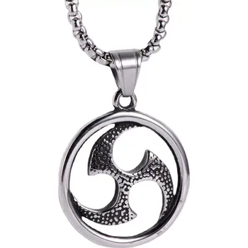Přívěsek Přívěsek z chirurgické oceli - Keltská spirála Triskelion - Model BEZ ŘETÍZKU (pouze přívěsek)