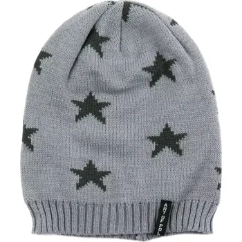 Čepice ArtOfPolo pletená čepice Star Šedá