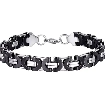 Náramek Impress Jewelry Dangerous-10 mm černá 20 cm