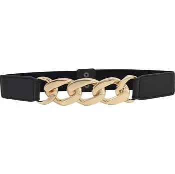 Opasek Dámský pásek na šaty Becca Černý-zlatý
