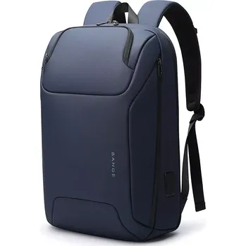 Městský batoh BANGE elegantní batoh s USB Devon Modrý 27L