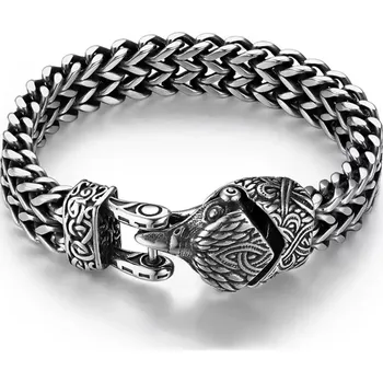 Náramek Náramek z chirurgické oceli Viking Jestřáb