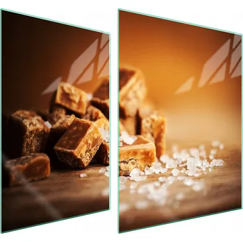 Obraz Skleněná ochranná deska na sporák 70x52 Dezert