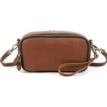 Contacts® dámská kožená mini kabelka Solange Hnědá