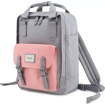 Městský batoh Himawari městký batoh Buttercup Dillon Šedo-růžový 17L