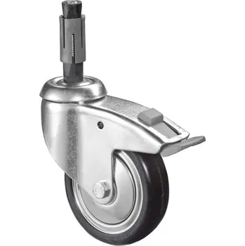 Kolečko Přístrojová kolečka na vyšší zatížení - otočná s brzdou MI-C124.A89.150