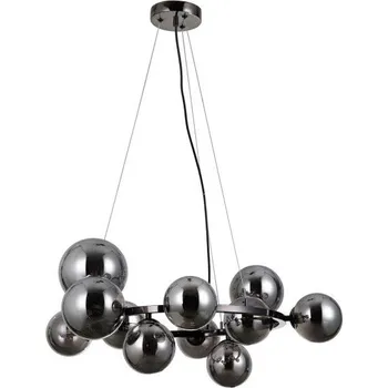 ITALUX PND-406007-11A-BL Canello závěsné svítidlo 11xG9 D700mm černá, kouřová