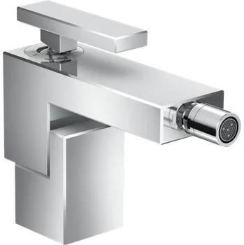 Vodovodní baterie AXOR Edge Páková bidetová baterie s odtokovou soupravou Push-Open, chrom 46210000