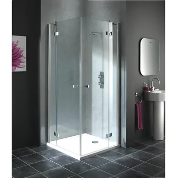 Sprchové dveře Duscholux Classic - otevíravé dveře s upevněním vlevo pro šířku vaničky 90 cm