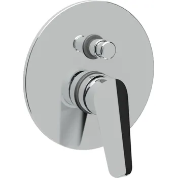 Vodovodní baterie Teorema Slyce - vanová baterie pod omítku, komplet, chrom 9C010