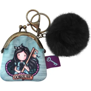 Peněženka na sponu / klíčenka Santoro London - Curiosity, 7 x 8.5 x 1 cm