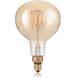 Ideal Lux 223940 LED žárovka E27 Vintage G160 4W/320lm 2200K jantarová, globe, stmívatelná
