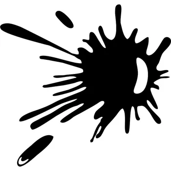 Samolepicí dekorace na vozidlo SAMOLEPKA na auto ŠKRÁBANCE škrábance poškození VELKÝ KLEKS 30x28