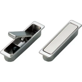 Nábytkové kování Zapuštěné skryté madlo s pružinou FH-100BK-00