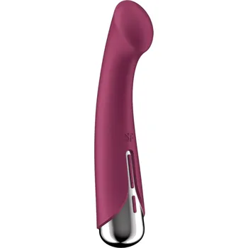 Vibrátor Satisfyer Spinning G-Spot 1 - rotační G-bod vibrátor (červený)