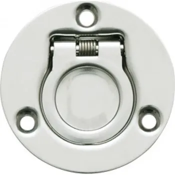 Nábytkové kování Zapuštěné sklopné madlo, nerez 980640