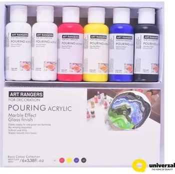 Vodová barva Akrylové barvy 6/1 sada 6x100ml PMA06100F-1 ART RANGER