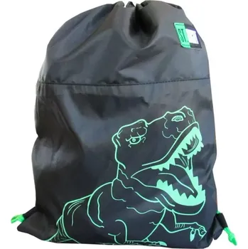 Školní sáček Sáček na přezůvky a cvičební úbor St.RIGHT - T-Rex, rozměry 34 x 43 cm