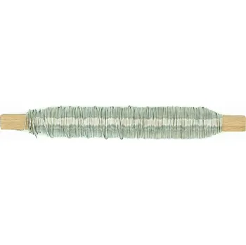 Vázací drát Drát dekorativní stříbrný, hmotnost 50 g (cca 25 m) tloušťka 0,5 mm