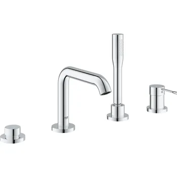 Vodovodní baterie GROHE Essence - Páková vanová čtyřotvorová kombinace, Chrom 25251001