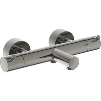 Vodovodní baterie Ideal Standard CeraTherm T125 - Vanová termostatická baterie nástěnná, ušlechtilá ocel A7588GN