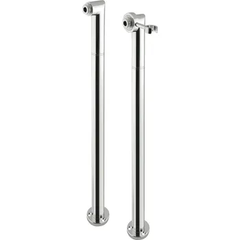 Vodovodní baterie Alpi Idroterapie - Přípojná kolena do prostoru + držák, chrom AC126CR