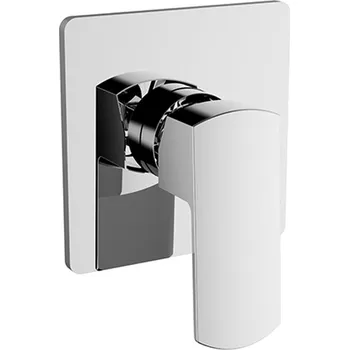 Vodovodní baterie Teorema Edge - Sprchová baterie pod omítku - komplet, chrom 8E000