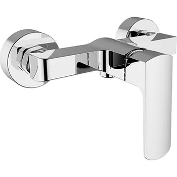 Vodovodní baterie Teorema Edge - Sprchová baterie nástěnná, chrom 8E210