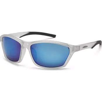 ARCTIC BLUE pánské zrcadlové sluneční brýle Transparentní