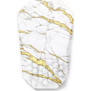 Podložka pod myš Huado ergonomická podložka pod myš Zlato-bílý mramor