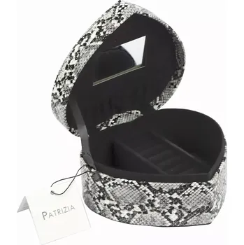 Šperkovnice PATRIZIA Šperkovnice na šperky Srdce Hadí kůže