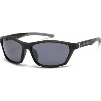 X-LOOP ovální sportovní kouřové sluneční brýle Černé