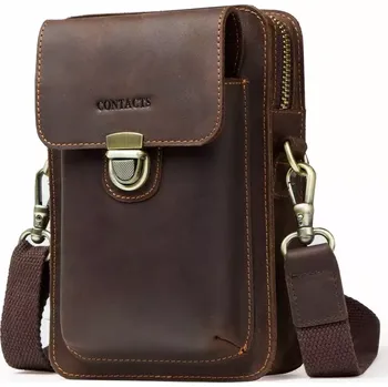 Ledvinka Contacts® pánská kožená taška i ledvinka Suarez