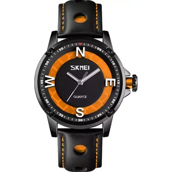 Hodinky Skmei 9211 pánské hodinky Compass Gate Oranžové