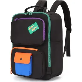 Městský batoh Himawari batoh Retro styl Černý 13L