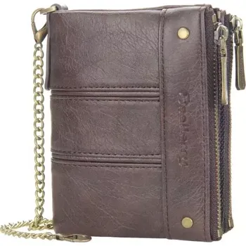 Peněženka Baellerry pánská peněženka s řetízkem Aubin Hnědá