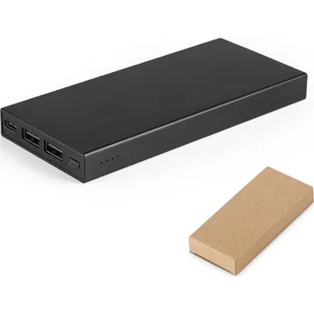 Powerbanka DOROTHY 10. Powerbanka 10 000 mAh ze recyklovaného hliníku (100% rAL) 1 bez potisku bez potisku