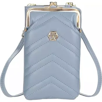 Peněženka Boissen Dámská peněženka s popruhem Nora Modrá