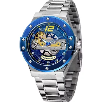 Hodinky FORSINING pánské automatické hodinky Entrant MXT2 Modré