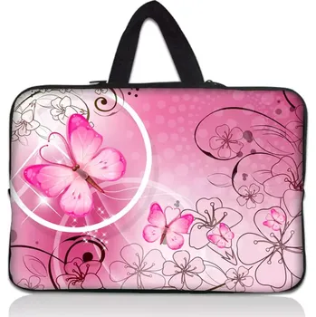 pouzdro na notebook Huado taška na notebook do 12.1" Motýlek růžový