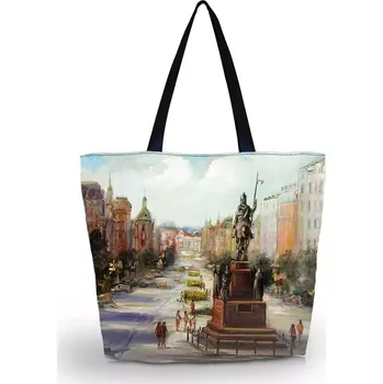 Plážová taška Huado nákupní a plážová taška - Václavské náměstí