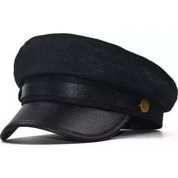 Pokrývka hlavy Dámská čepice kapitánka bekovka Daman Černá