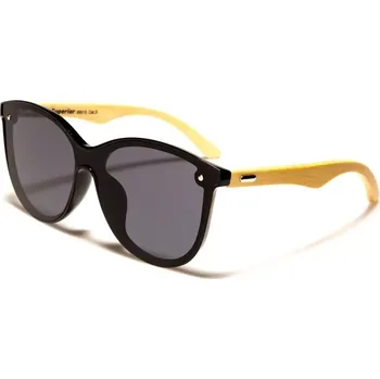 Sluneční brýle SUPERIOR bambusové Eco-friendly sluneční brýle Černé