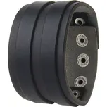 Kožený náramek Vilintas Černý 21 cm