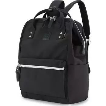 Městský batoh Himawari studentský školní XL batoh Cordura Černý 23L