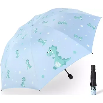 Deštník Carla Dětský skládací deštník s dráčkem Modrý
