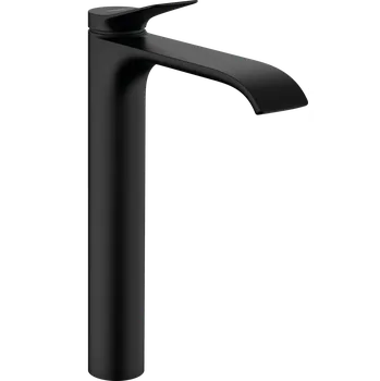Vodovodní baterie Hansgrohe Vivenis Páková umyvadlová baterie 250 pro umyvadlové mísy, s odtokovou soupravou s táhlem, matná černá 75040670